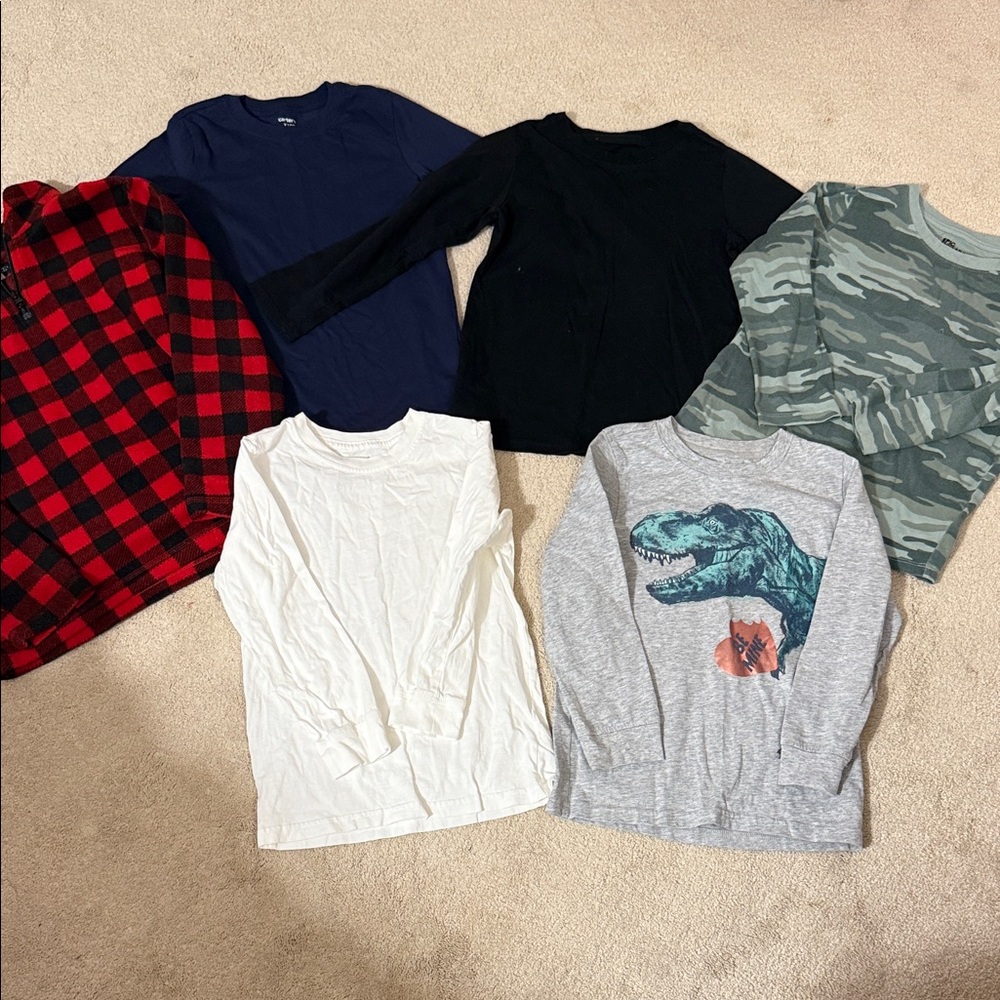 Carter's Kids Long Sleeve Tees - Assorted Colors
